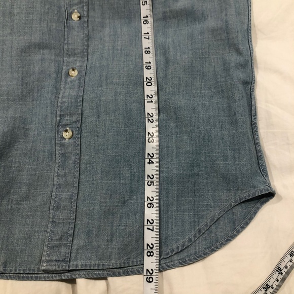 J.Crew Factory Chambray Button Down - Picture 9 of 9
